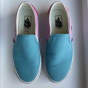 Color Block Slip-On Vans